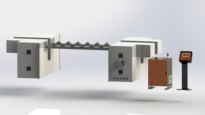 3-axis Walking beam type forging robot