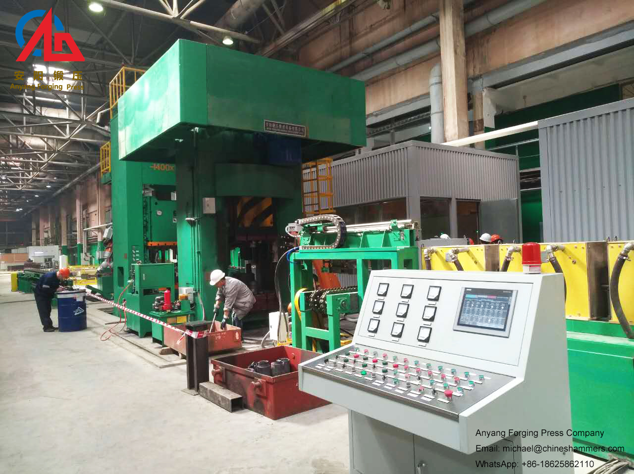 electric screw press forging process